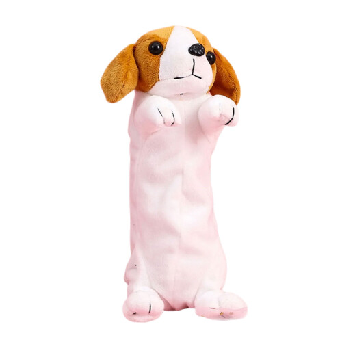 Plüsch-Federmäppchen mit Cartoon-Hund – 23 cm