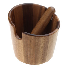 Abklopfbox aus Holz für Espressopulver