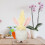 Figurine décorative de lapin de Pâques en résine 1