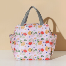 Isolerad lunchväska rosa blommig 1 styck