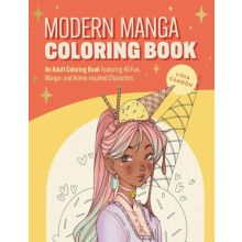Modern Manga Coloring Book by Lidia Cambon Paperback Book