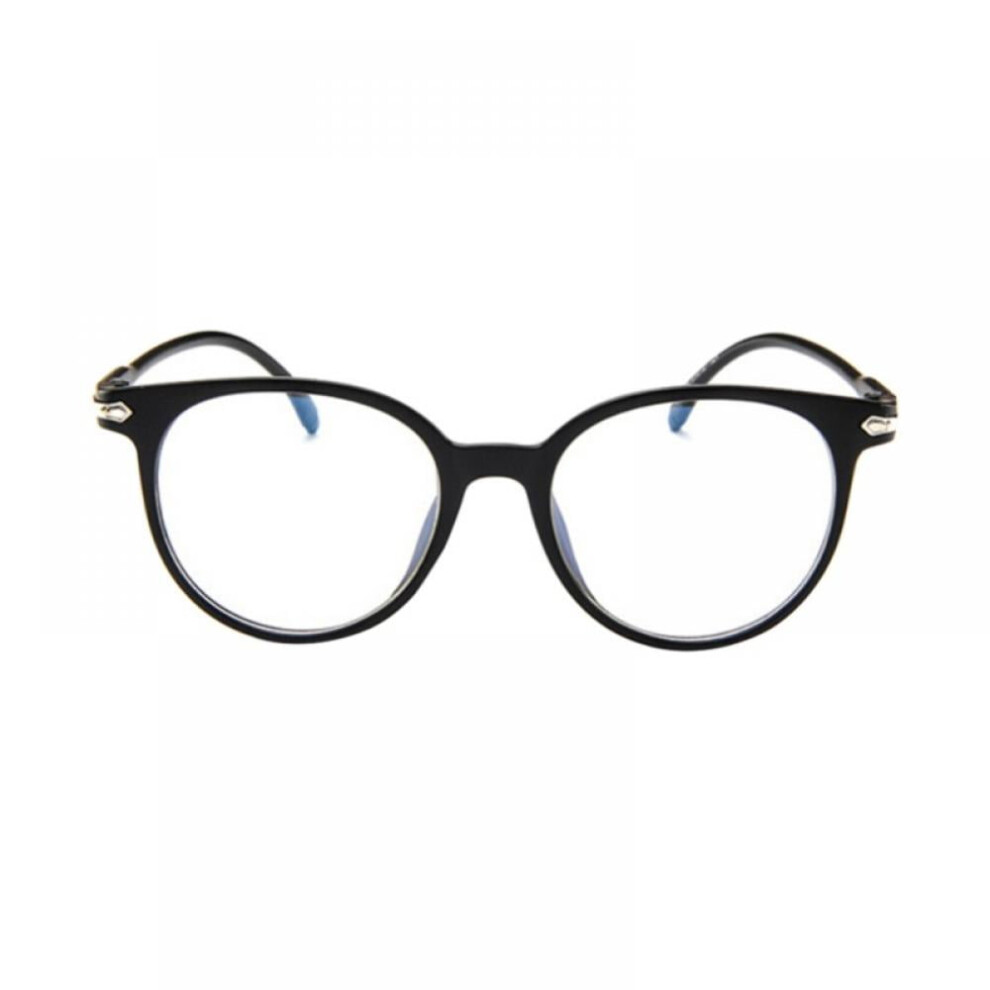 Wuffmeow square non-prescription eyewear clear lens