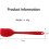 Silicone spatula scrapes pans without scratching, red, dishwasher safe 3