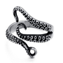 Verstelbare ringenset voor dames van legering – Retro Punk Gothic