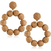 Rotan oorringen voor dames – handgemaakte bohemian stijl