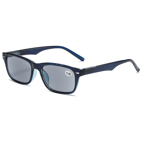 MAINYU Retro-Lesebrille mit getönten, grauen Gläsern (1 Paar)