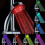 Water-Activated LED Shower Head, Disco Lighting Effects, Multi-Colour LED Lights, Universal Connection 4