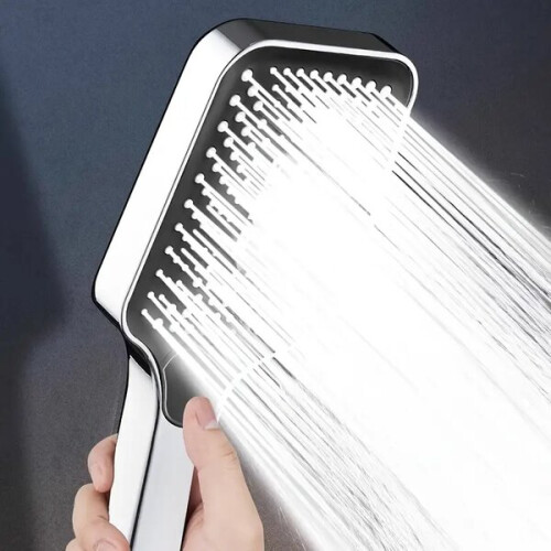 Square Shower Head Adjustable Rainfall Flow Water Saving Efficient for Home Shower 1