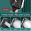 Square Shower Head Adjustable Rainfall Flow Water Saving Efficient for Home Shower 5
