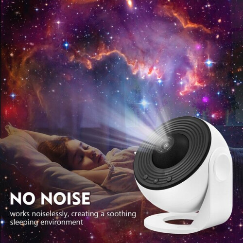 Star Projector Night Light, 12.5 Projection Range & 4m Diameter, Rotating with Low Noise 1