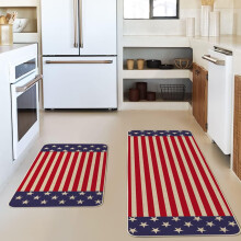Tapis de cuisine antidérapants pour le 4 juillet (lot de 2).