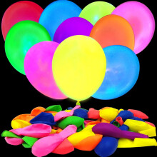 Balony neonowe UV świecące w ciemności 100 szt.