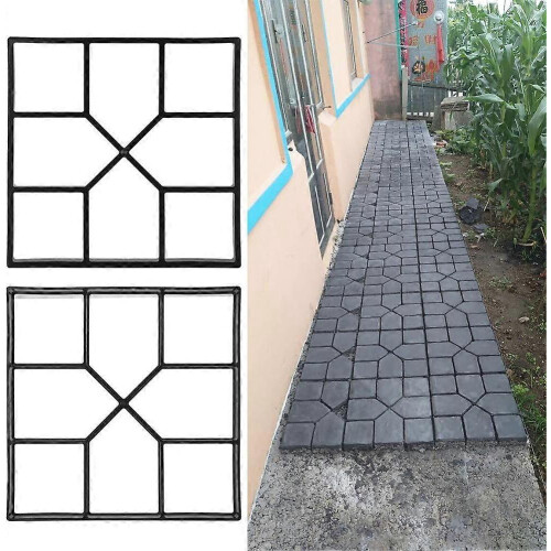 Concrete Path Maker Mould 8 Grid Reusable Plastic Paving Form for Garden Lawn Patio 1