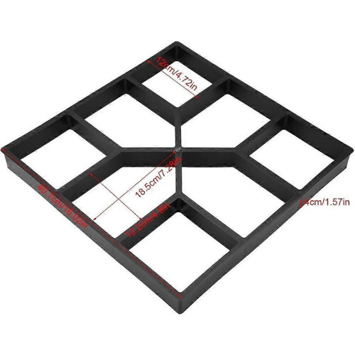 Concrete Path Maker Mould 8 Grid Reusable Plastic Paving Form for Garden Lawn Patio 2