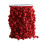 Weihnachtskette mit Perlen, 10 m, Rot, Champagner, Gold 1