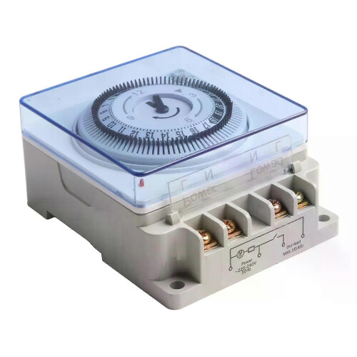 Minuteur mécanique TH-195 pour cycle journalier de commande de pompe à eau, 110-240 V CA, conversion différée 1