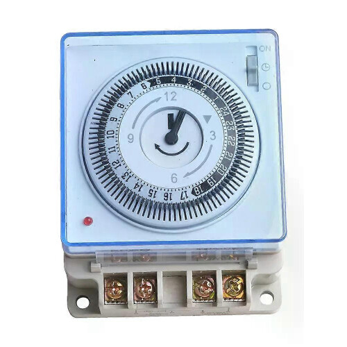 Minuteur mécanique TH-195 pour cycle journalier de commande de pompe à eau, 110-240 V CA, conversion différée 2