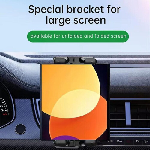 Car Air Vent Phone Holder Compatible with Foldable Screen Devices and Tablets with Space Saving Adjustable Design 1