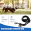 Double Dog Leash Coupler for Large Dogs Adjustable Nylon Splitter Tangle Free Walking 5