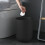 10L Round Slim Plastic Trash Can for Bathroom 1