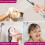 Water Saving Shower Head 3 Spray Modes 130mm Wide Chrome Finish for Rain Massage Function 3