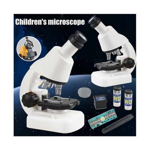 Children's Microscope with Reusable Handpiece, Sample Box & Mobile Phone Holder for Educational Use 1