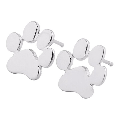 Women's paw-shaped ear stud earrings for parties 2