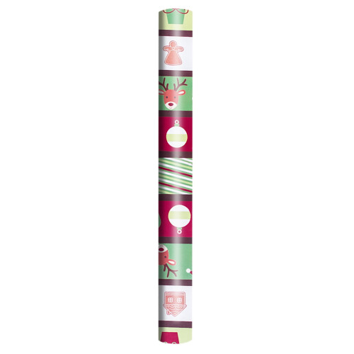 Christmas wrapping paper single-sided Santa pattern 75cm x 2