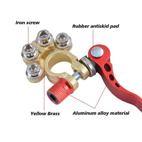 Brass Battery Terminal Connectors Quick Release Disconnect for Automotive Use 2