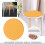 Runde seteputer 38 cm 2-pakning vanntett polyester 2