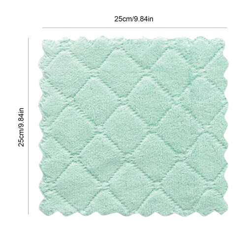 TEVEQ dish cloth double-sided coral scouring pad 2