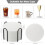 Silikon-Untersetzer-Set, 6-teilig, mit Metallhalter 5
