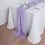 Bordløper i chiffon, lavendel, 183 cm 5