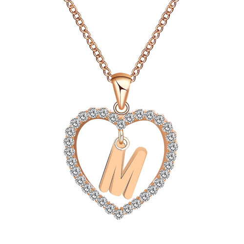 Estbridge naamhanger ketting voor dames, 26 letters 2