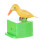 Porta-palitos Fankiway para pássaros pequenos com ejeção automática (1 unidade) 2