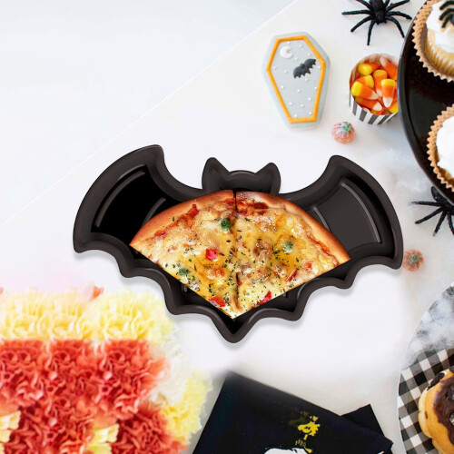 Halloween Plastic Serving Trays Pumpkin Ghost Set of 3 2