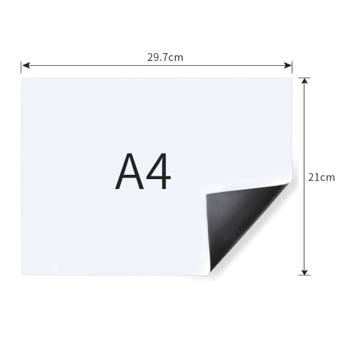 Feuille de tableau blanc magnétique effaçable à sec pour réfrigérateur 1