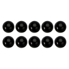 10PCS Imitation Jade Circular Bead Buckles Loose Pearl Buttons for Shirts