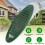 Tuinafvoer-emitter met groen, schuin rooster, 4 inch 3