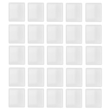 50PCS Empty Plastic Watercolor Half Pans for Watercolor Painting Art Supplies