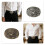 Accessoires de réparation de boucle de ceinture à-argent ancien 3