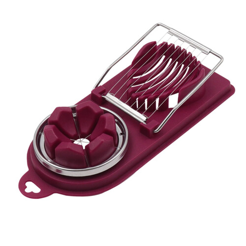 Coupe-œufs en acier inoxydable 2 en 1 1