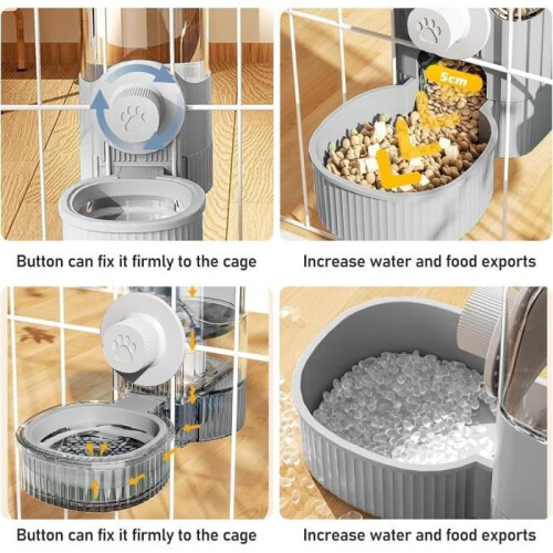 Automatic Waterer and Feeder, Rabbit Water Dispenser, Automatic Water Dispenser, Automatic Feeder 2