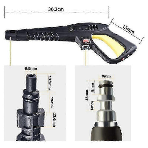 Stanley Replacement Pressure Washer Gun, with Safety Lock and Quick Connect System, Ergonomic Design 2