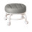 Tabouret roulant bas avec roulettes pivotantes à 360 – Gris 2