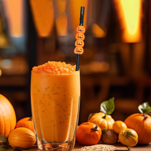 Halloween-Kürbis-Strohhalme, 5er-Pack 2