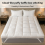 Single Extra Thick Microfiber Mattress Topper 10cm 8