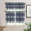 Aztec Valance gardinsæt – Geometrisk trekantdesign, 3