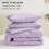 Set copripiumino matrimoniale lavanda, viola chiaro, 3 pezzi 2