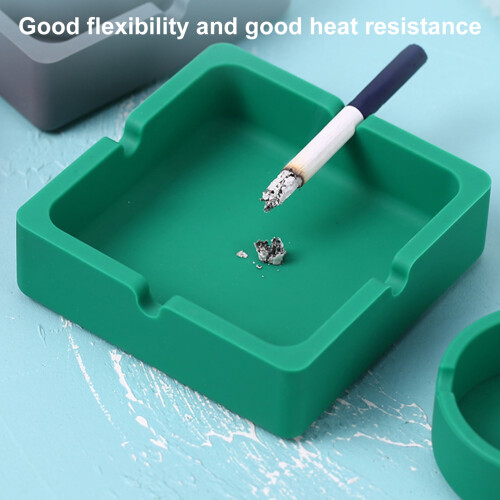 Cinzeiro de silicone resistente ao calor com ampla abertura (1 peça) 2